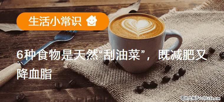 【生活小常识】6种食物是天然“刮油菜”，既减肥又降血脂 - 四平生活资讯 - 四平28生活网 sp.28life.net